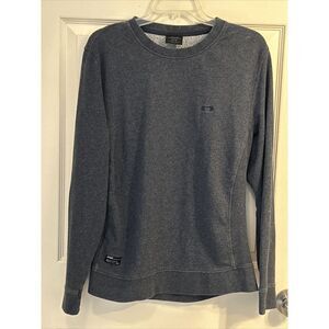 Oakley Sweater Adult M Blue Grey Pullover Crew Neck‎ Sweatshirt Long Sleeve Mens